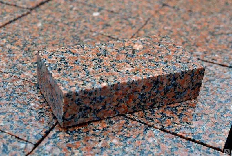 Брусчатка 100 Х 100 Полно-пиленая 30 мм Гранит Капустинский  3000.00 руб.